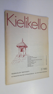 Kielikello 2/1983 : Kielenhuollon tiedotuslehti