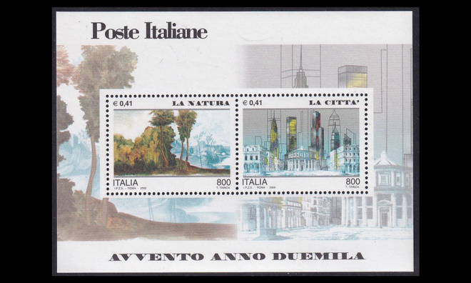 Italia 2697-8BL23 ** Vuosituhannen vaihtuminen (2000)