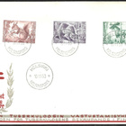 FDC 1953 Tuberkuloosi merkit LaPe 418 - 420 LOISTOT - pikkukuva 1