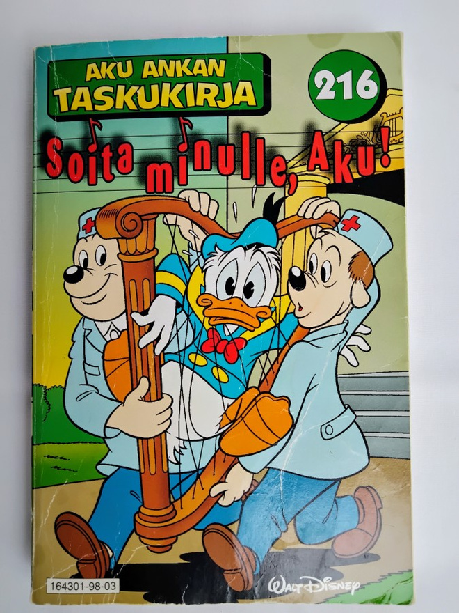 Soita minulle, Aku! - Aku Ankka taskukirja 216