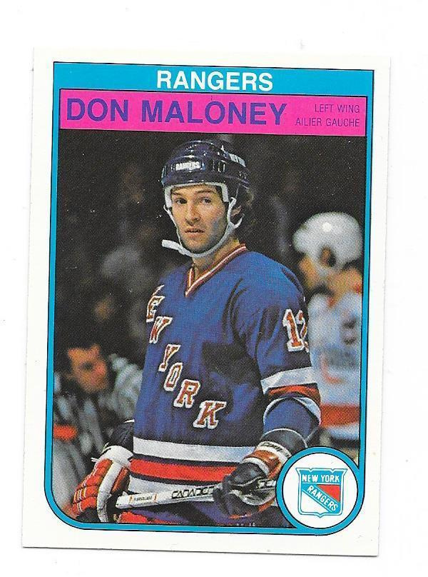 1982-83 OPC #229 Dan Maloney New York Rangers