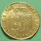 Ranska. Louis XVI d´or 1786 kulta raha. - pikkukuva 2
