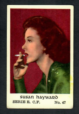 Keräilykuva - Susan Hayward Serie E No. 47 C.F.
