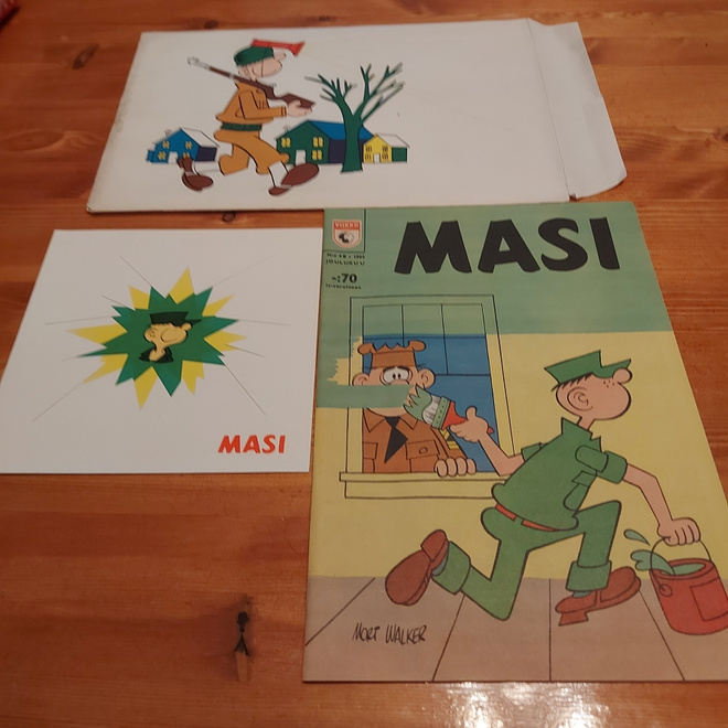 MASI 1964-4B JOULUKUU TILAAJAKORTTI+KUORI