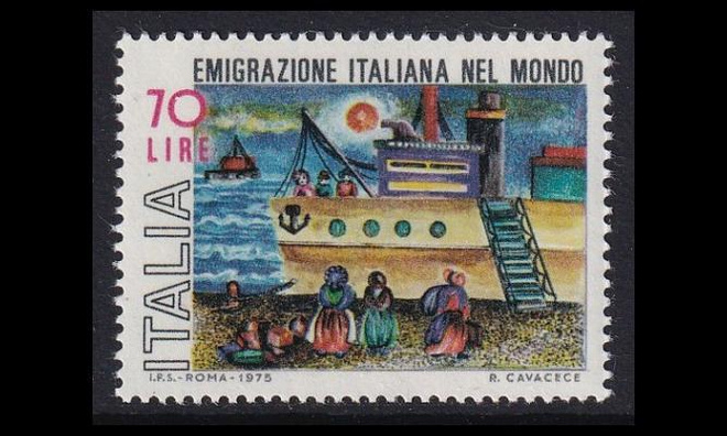 Italia 1499 ** Maastamuutto 100v (1975)