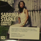 Sabrina Starke • A Woman's Gonna Try CD-Single - pikkukuva 1