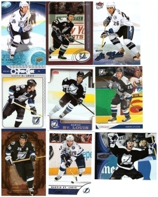 9 x MARTIN ST. LOUIS Tampa Bay Lighnting