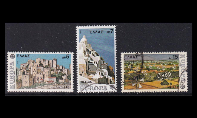 Kreikka 1263-5 o Europa maisemia (1977)