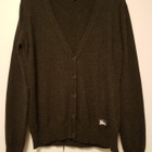 Burberry klassinen cardigan/neuletakki, harmaa, M/38. - pikkukuva 1
