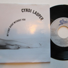 Cyndi Lauper My First Night Without 7" sinkku Hollantilainen - pikkukuva 1
