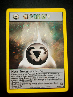 Pokemon kortti Metal Energy Neo Genesis holo