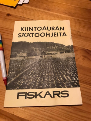 Fiskars kiintoauran säätöohjeita