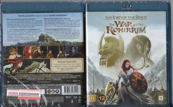 lord of the rings the war of the rohirrim	(622)	UUSI	-FI-	BL