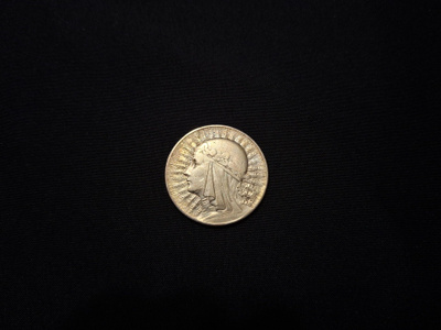 5 Zlotys 1933 Hopeaa