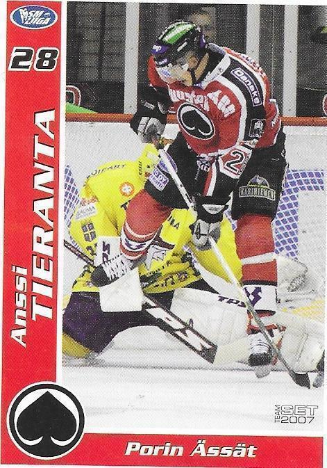 2006-07 Ässät TeamSet #10 Anssi Tieranta
