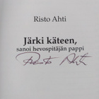 Risto Ahti : Järki käteen, sanoi hevospitäjän pappi (sign... - pikkukuva 3
