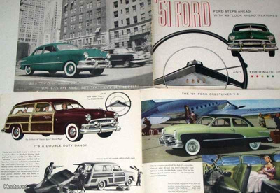 1951 Ford V8 Custom PRESTIGE esite - KUIN UUSI - 28 sivua