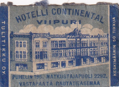 Viipuri, Hotelli Continental   b610