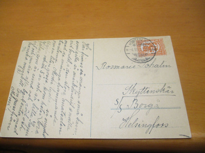 1927 Hämeenlinna kortti s/s Borgålla Skyttenskäriin