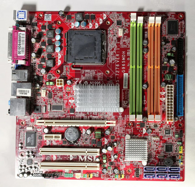 LGA775 emolevy MSI G965MDH MS-7276 ver:1.1