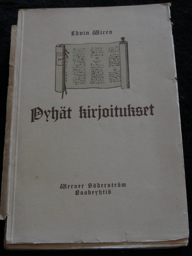 Pyhät kirjoitukset, Wiren Edvin