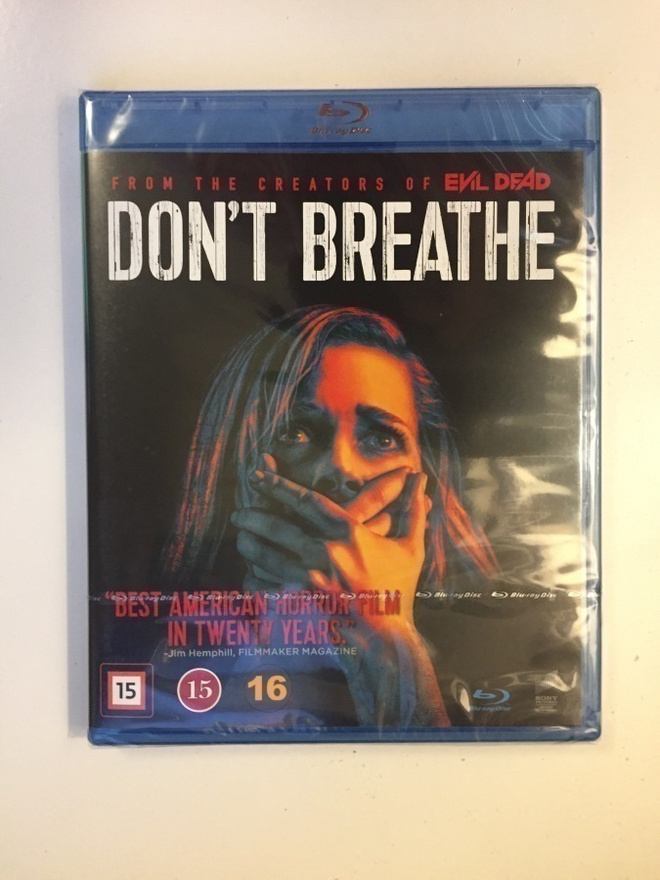 Don't Breathe (Blu-ray) Stephen Lang (2016) UUSI