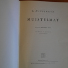 G.Mannerheim:Muistelmat 1-2.Sid.Hieno! - pikkukuva 2