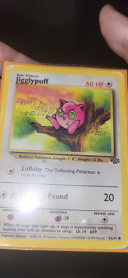 Jigglypuff 54/64 Jungle Set card
