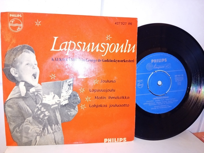 7" EP Kauko Käyhkö : Lapsuusjoulu ( SIS POSTIKULU  )