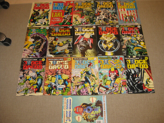 Judge Dredd 1984-1985 (Kaikki Ilmestyneet 15 Numeroa)
