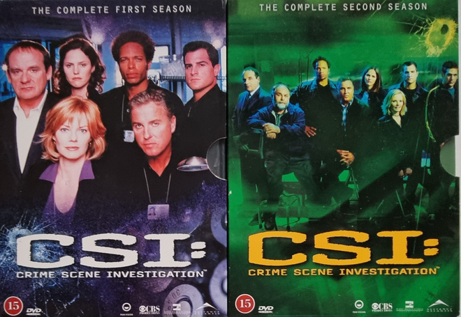 CSI: CRIME SCENE INVESTIGATION, KAUDET 1 & 2 DVD