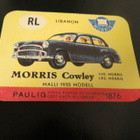 MORRIS COWLEY AUTOPOSTIKORTTI KÄYTTÄMÄTÖN - pikkukuva 1