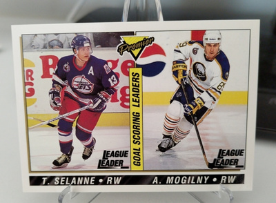 1993-94 Topps Premier Teemu Selänne/Alexander Mogilny #148