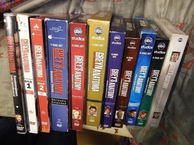 DVD KAUDET 1-10 GREYN ANATOMIA - GREY'S ANATOMY