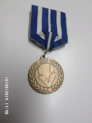 Rintamamiesveteraaniliiton 25 vuotis ansiomitali hieno