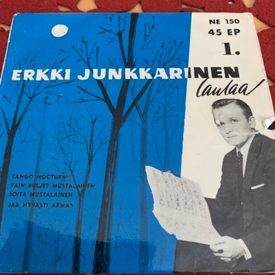 ERKKI JUNKKARINEN: Laulaa - EP * original 1957 *