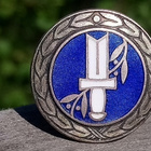 Sotainvalidi Emalinen merkki. Halakisija - 21,5mm - pikkukuva 1