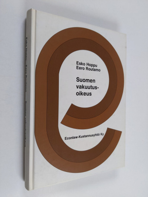 Esko Hoppu : Suomen vakuutusoikeus