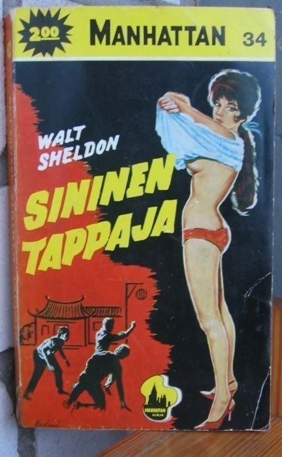 Manhattan 34. Walt Sheldon: Sininen tappaja. 192 s.