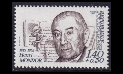 Ranska 2337 ** Henri Mondor (1982)