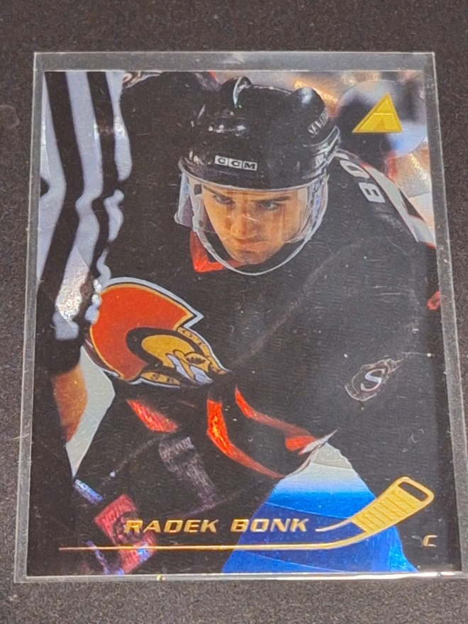 1995-96 Pinnacle Rink Collection #43 Radek Bonk Senators
