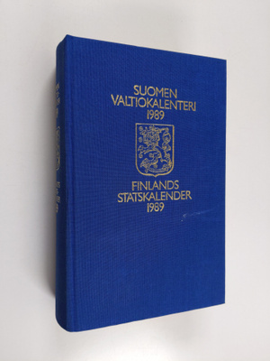 Suomen valtiokalenteri Finlands statskalender 1989