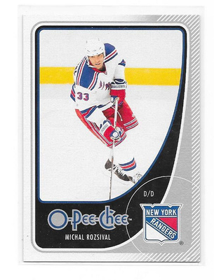 2010-11 OPC #383 Michal Rozsival New York Rangers