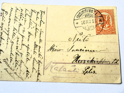 1926 Uuskirkko T.l. pikkukortti Kalantiin