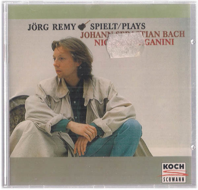 Jörg Remy - Plays Bach/Paganini music for guitar - CD