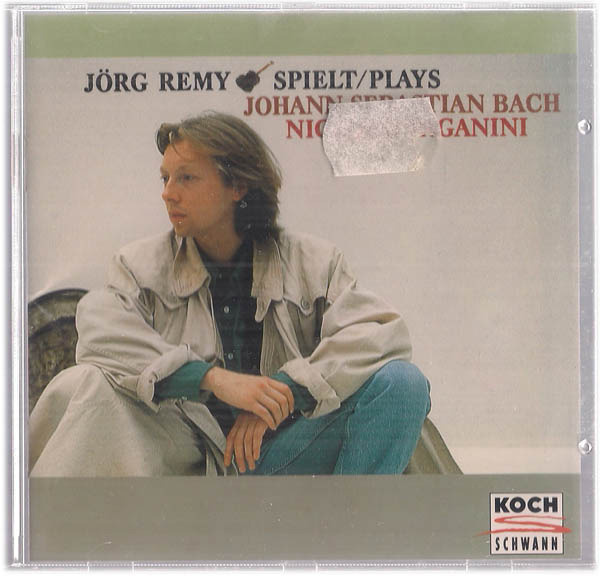 Jörg Remy - Plays Bach/Paganini music for guitar - CD