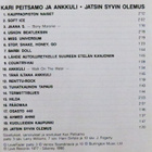 KARI PEITSAMO JA ANKKULI: JATSIN SYVIN OLEMUS_CD - pikkukuva 2