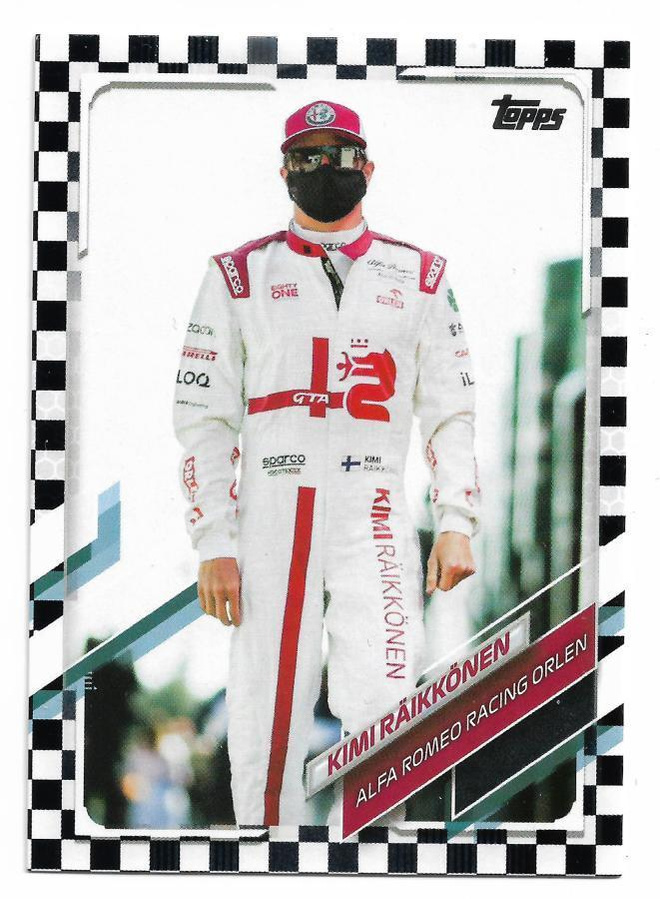 2021 Topps F1 Checkered Flag #34 Kimi Räikkönen