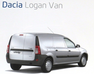 2009 Dacia Logan Van esite - KUIN UUSI - suom - 16 sivua