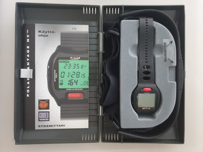 POLAR VANTAGE NV -SYKEMITTARI (VINTAGE 1990-LUKU)